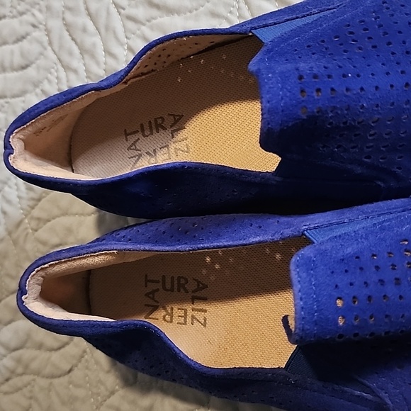 Naturalizer Size 10M Womens Suede Blue Slip On Shoes - Picture 3 of 16